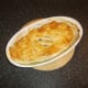 Pie is removed from the oven and rested