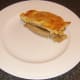 Plating pork steak pie