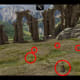 Once Siris stops, pan right. Only one or two of these will show up in any given playthrough; I've compiled several screencaps. Note the sneaky one!