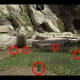 Now pan all the way left. Again, I've composited several screencaps; you won't see all of these on the same run.