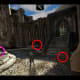 ...as well as the treasure hotspots in the middle of that curving back wall, one on the left, one of the right side of the courtyard.