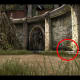 Fight the Titan, double check that you haven't missed anything up here, then jump down into the arena. Pan right and check for this hard-to-spot bag.