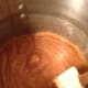 Stir in the baking soda and vanilla. It becomes creamy and smells fantastic at this point. You have just made caramel!