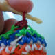 Do the same steps as sc to finish the decreasing stitch.