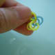 Here is a quick look on how 2 bands will look like when inserted through the cap band.