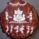 Warli paintings are painted white on mud walls.