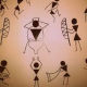 Warli art on the wall