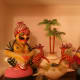 Pair of famous Kondapalli toys at a house in Vijayawada