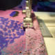 Sew as closely to the seam as possible, keeping the fold as your guide.