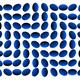 Moving beans optical illusion. The beans appear to ripple and move as you move your eyes around the image