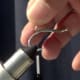 Bend back lead wire on to itself