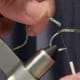Attach Sparkle Braid to the hook