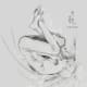 Ishida's drawing for the cover of osterreich's album.