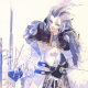 Ishida's illustration of Kuja from Final Fantasy IX.