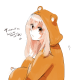 Ishida's illustration of Doma Umaru from Himouto! Umaru-chan.