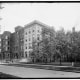 White Cross Hospital, also called "Protestant Hospital" after its small former building nearby. This building stood at the lake in the park on the corner of Park Street and Buttles Avenue.