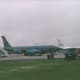 A lineup of C-135s. A KC-135 and an OC-135 in the background.