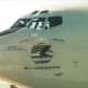 The RC-135 Price of Lake Charles, serial number AF 02-9111, with "Let's Roll" emblem.