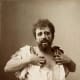 Albert Greiner Sr. & Jr. portraying Oedipus, circa 1896.