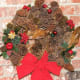 For 3 years a pair built a nest in this Christmas wreath. I didn't have the heart to take it down.