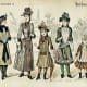 September 1869: Assorted Victorian womens and girls fashions from The Young Ladies' Journal