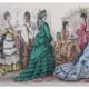 1873: assorted Victorian womens fashions
