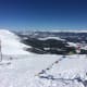 Skiing on the top of Breckenridge in Colorado