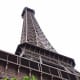 The weather wasn't kind for photography of the Tower when this photo was taken. A uniform white sky is not ideal as a backdrop