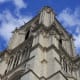 Sometimes it can create quite a good effect to stand close and point the camera upwards; a tower really does seem to 'tower' over you