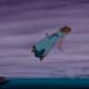 You can see here that the dress has no lining or petticoat - just a simple nightgown.