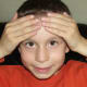 Touching frontal lobes