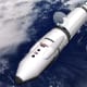 NASA Mars Reference Mission; positronic fueled ship, prototype drawing.