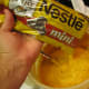 Add chocolate chips and stir. You can also add nuts or dates.