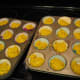 Bake 20 minutes at 350 degrees for muffins, or about 30-40 minutes for bread.