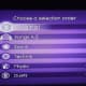 Options for sorting the songs.