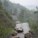 Damaged road near Dujiangyan, Sichuan