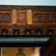 A decorative piece for the top portion of a door at Chamba