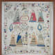 Chamba Rumal with Scenes of Gopis Adoring Krishna, Late 18th to early 19th century,