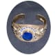 Lapis Silver Bangle