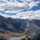 Stupa above Ki Gompa and the Spiti River.