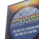 The sign outside of the Lunt-Fontanne Theatre, Broadway & 46th St., of Motown The Musical.