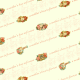 Vintage Mother's Day scrapbook papers -- yellow background with Victorian scrollwork
