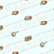 Free vintage Mother's Day scrapbook paper -- aqua background with fancy scrollwork