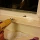 Use the heat gun to tightly fit the plastic shrink wrap to the window / window space.