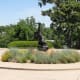 Western Bronze Sculptures found outside the Gilcrease Museum