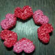 After crocheting you'll end up with this.