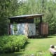 Shipping containers used to create a couples getaway.