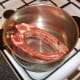 Beef bones are added to stock pot