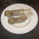 Beef bones removed from broth