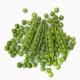 Here in this photo are sugar snap peas and the pods they grow in.